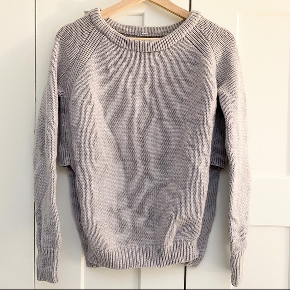 Lululemon Yin To You Crewneck Merino Wool Chunky Knit  Sweater Split Side - Picture 4 of 11